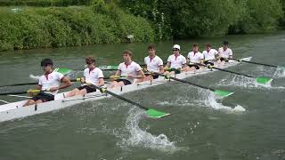 Girton M1 Division 2 Wednesday Cambridge May Bumps 2024 slow motion [upl. by Harimas492]