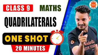 Quadrilaterals Explained in One Shot  Class 9 Maths  CBSE 2024 [upl. by Ylimme]