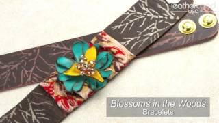 Artbeads Quick Tutorial  Pigments and Patterns on Leather for Jewelry with Candie Cooper [upl. by Malaspina425]