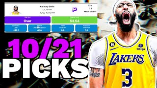 1021 Best Prizepicks Today  All Sports Breakdown  Props Made Easy Tools [upl. by Dlanar]