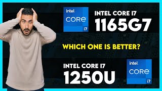 Intel Core i7 1165G7 vs Intel Core i7 1250U Comparison [upl. by Milde445]