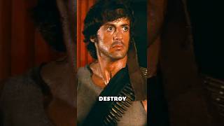 Why Sylvester Stallone Wanted to Destroy RAMBO FIRST BLOOD  shorts short [upl. by Dewhurst]