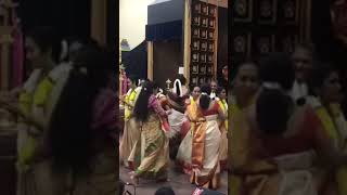 Wedding Talambralu Annamacharya Keerthana kolattam [upl. by Airet]