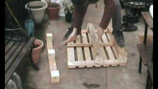 How To Dismantle A Wooden Pallet [upl. by Nnylrats]