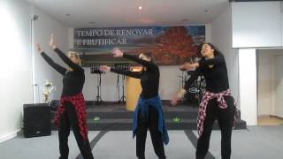 Coreografia quotMil Grausquot  Renascer Praise do Ministério de Dança MEADL Lagoa [upl. by Bessy]