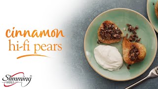 Slimming World air fryer cinnamon pears pudding  full recipe in the description below [upl. by Salinas]