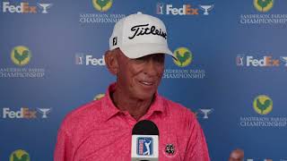 Reed Hughes Thursday Flash Interview 2024 Sanderson Farms Championship [upl. by Annairam]