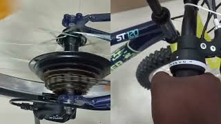 How to Change Gears of DECATHLON Rockrider ST120 BTWIN  Shift Gears of BTWIN Rockrider ST 120 [upl. by Dinan]