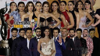 UNCUT  69th Filmfare Awards in 2024 Red Carpet Avneet  Tejasswi Jahvi  Sara Kareena amp more [upl. by Corilla]