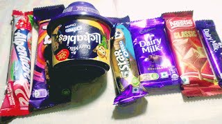 Lickables Dairymilk vs Cadbury Fuse vs Alpenliebe vs 5 Star Oreo vs Dairymilk vs Nestle Classic [upl. by Ameer]