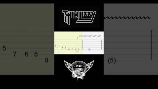 Whiskey in the Jar Intro Thin Lizzy  Guitar Play Along whiskeyinthejar thinlizzy [upl. by Lerim]