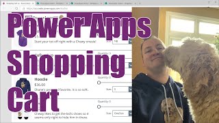 Power Apps Shopping Cart new for 2021 [upl. by Torrey511]