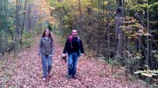 Ganaraska Hiking Trail north of Port Hope Ontario [upl. by Ahsekar320]