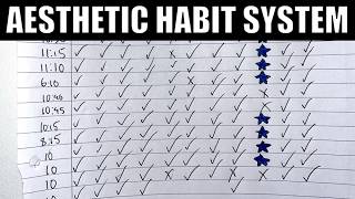 Habit building system that is super aesthetic [upl. by Emmy]