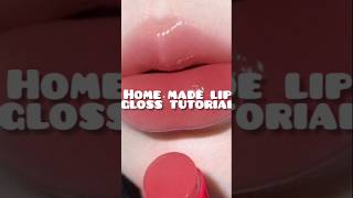 Home made lip gloss tutorial 🎀 [upl. by Lussier269]