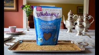 Organic Turbinado Raw Cane Sugar  Wholesome [upl. by Ahsenra]