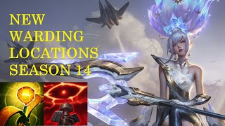 New Warding Locations for Season 14 League of Legends [upl. by Soiritos241]