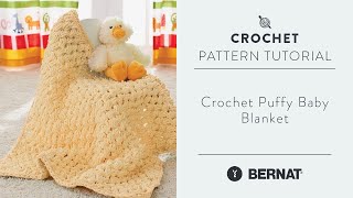 Crochet Puffy Baby Blanket [upl. by Letrice]