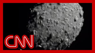 See the moment NASA’s DART spacecraft collides with asteroid [upl. by Baniez72]