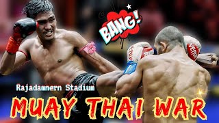 Muay Thai Epic War At RWS Rajadamnern Stadium Rungkit Vs Yusuf [upl. by Lilith]