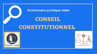 CONSEIL CONSTITUTIONNEL français 🔤 [upl. by Donnenfeld]