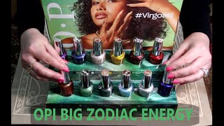 OPI BIG ZODIAC ENERGY Fall 2023 Collection  ASMR Swatching [upl. by Crawford]