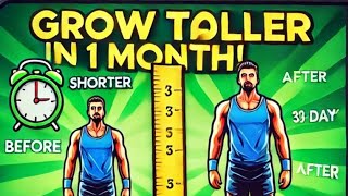 Grow height fast in 1 mounth  height increase exercise height kaise badhaye [upl. by Arin]