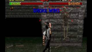 Mortal Kombat II Arcade  Play as Smoke [upl. by Creamer]