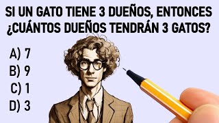 🧠7 DESAFIOS PARA QUE PIENSES  🎯GIMNASIA MENTAL [upl. by Schlosser]