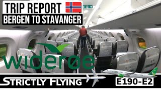 Trip Report  WIDERØE WF534  Bergen to Stavanger  September 2021 [upl. by Skoorb658]