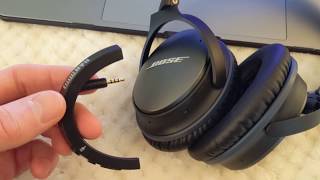 AirMod Wireless Bluetooth Adapter for Bose QuietComfort 25 Headphones QC25 Review [upl. by Haliled806]