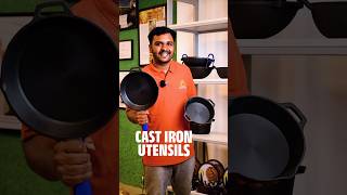 Authentic Cast Iron Utensils  PreSeasoned ChemicalFree  Mannar Craft [upl. by Anse]