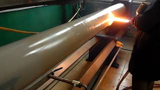 Газопламенное нанесение Rilsan  Rilsan coating process [upl. by Japheth943]