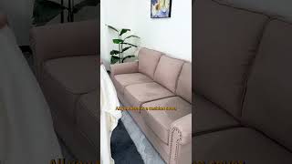 Remodel my stained couch cover with cushion coverieasygoing slipcover cushion cushioncover [upl. by Anayek812]