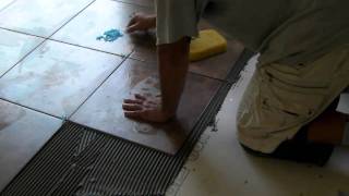 Installing Ceramic Tiles [upl. by Artinad441]