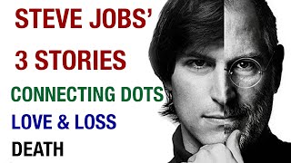 Steve Jobs 3 Stories Connecting Dots Love amp Loss Death [upl. by Stoller]