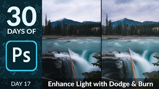 How to Dodge amp Burn in Photoshop  Day 17 [upl. by Pell]