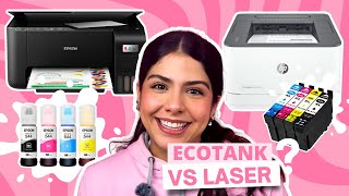 Qué IMPRESORA comprar para PAPELERIA creativa ECOTANK VS LASER [upl. by Zillah]