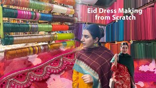 Eid Dress Recreation Series Part 3  Ethnic amp Lulusar 8K Challenge  Local Shopping [upl. by Meid]