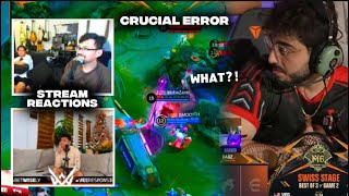 WOLF REACTION TO MOBAZANE CRUCIAL PLAY😱 ERROR or TECHNICAL PROBLEM 👀 [upl. by Diaz]