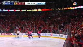 Jonathan Toews goal vs Nashville Predators April 19th 2015 HD [upl. by Ethelda]