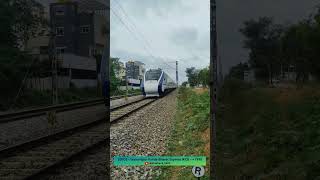 20703 Yesvantpur Vande Bharat Express passing through outer of Yelahanka Junction towards Yesvantpur [upl. by Yenots985]