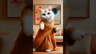 Super cat dance 🥰 cute cat catlover funny short shorts shortvideo yt ytshort ytshorts [upl. by Nosrej376]