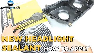 New headlight sealant how to apply [upl. by Cassie]