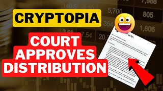 Cryptopia Latest Update Court Approves Distribution of Cryptocurrency [upl. by Fairfax]