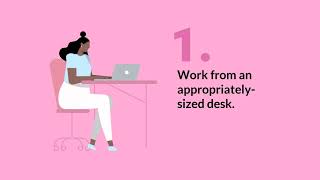 NIOSH MALAYSIA  working from home sitting tips [upl. by Revned868]