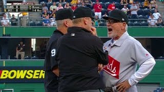 CHCPIT Maddon ejected during first AB of the game [upl. by Rehtse18]