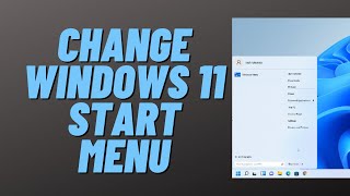 Change Windows 11 Start Menu [upl. by Ailemap]