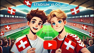 Stadium Vlog 2 Schweiz vs Dänemark [upl. by Ring97]