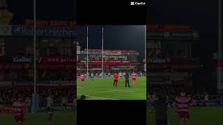 Gloucester Rugby final kick of the game to win [upl. by Sergio]